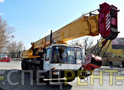 Аренда автокрана КРАЯН 40 тонн КРАЯН