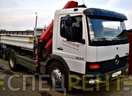 Услуги крана манипулятора Merсedes Atego 1223 5
тонн MERCEDES Atego 1223