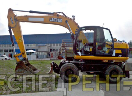 Услуги полноповоротного экскаватора JCB JS160W JCB JS160W