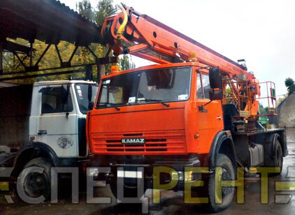 Аренда автовышки КАМАЗ 28 метров КАМАЗ