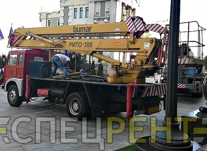 Аренда автовышки JELCZ 30 метров JELCZ