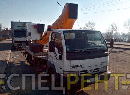 Аренда автовышки Nissan 17 метров NISSAN