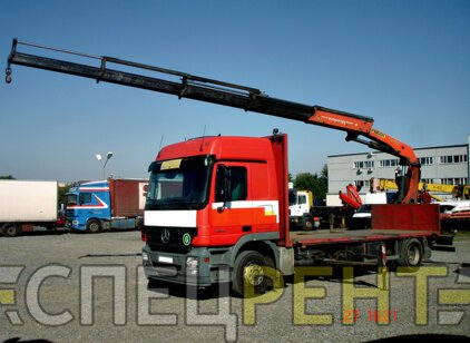Аренда крана манипулятора Mersedes Actros 1832 5
тонн MERCEDES Actros 1832
