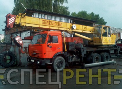 Услуги автокрана КАМАЗ 53215 Ивановец 25 тонн КАМАЗ 53215 Ивановец