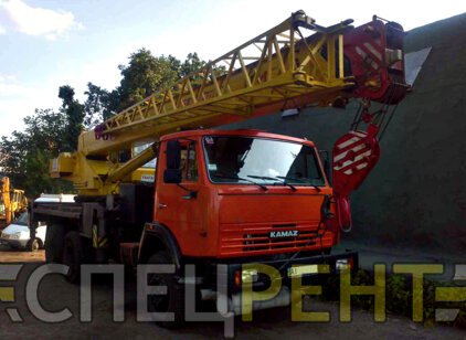 Услуги автокрана КАМАЗ 53215 Ивановец 25 тонн КАМАЗ 53215 Ивановец