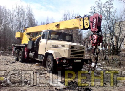 Аренда автокрана КРАЗ 250 КС-4574 16 тонн КРАЗ 250 КС-4574