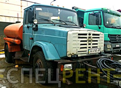 Аренда поливомоечной машины ЗИЛ с щеткой Поливомойка ЗИЛ