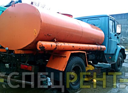 Аренда поливомоечной машины ЗИЛ с щеткой Поливомойка ЗИЛ