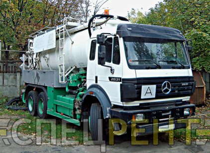 Аренда ассенизатора MERCEDES BENZ Ассенизатор MERC