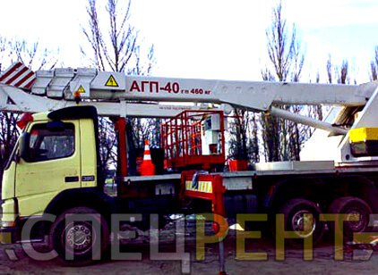 Аренда автовышки VOLVO 40 метров VOLVO